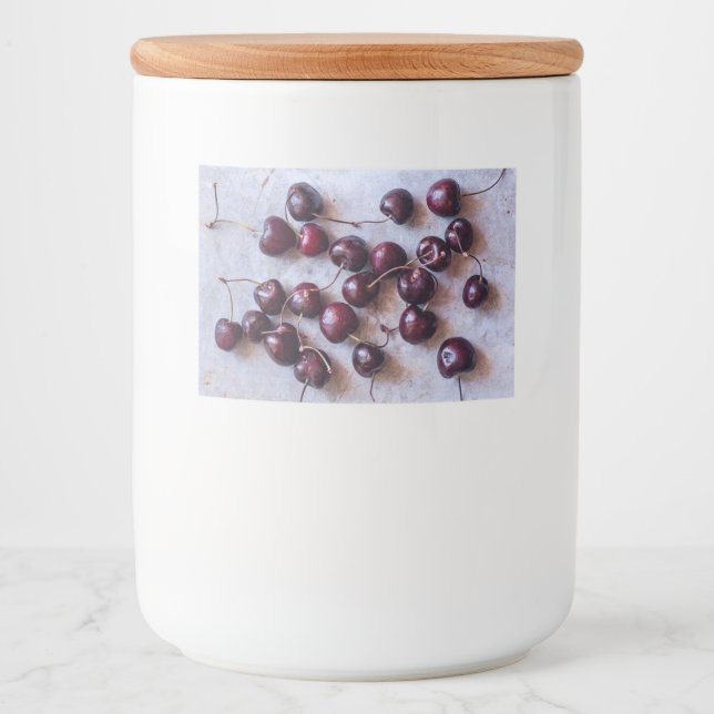Étiquette Pour Bocaux Cherries (Devant)