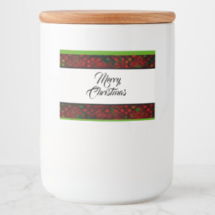 Étiquette Pour Bocaux Chritmas Faux Foil Design 2