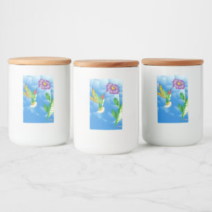 Étiquette Pour Bocaux Colibri : stylisé