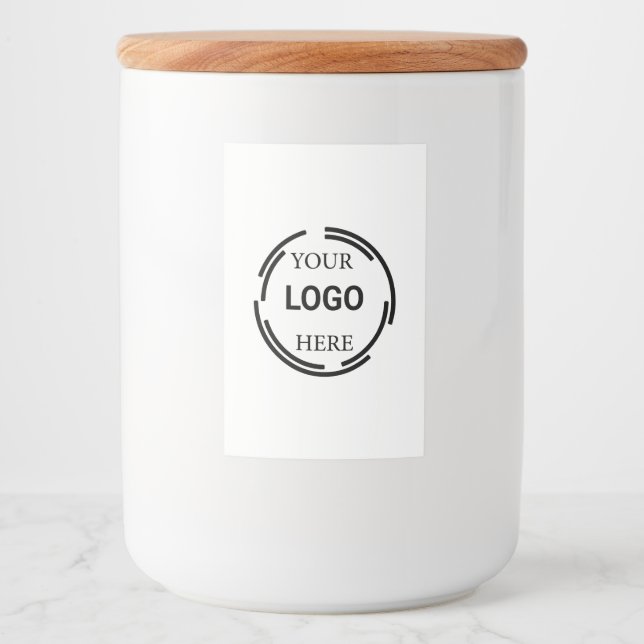 Étiquette Pour Bocaux Conceptions de logos d'entreprise modernes et mini (Devant)