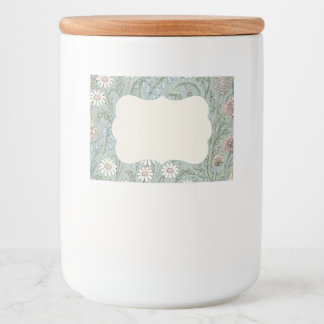 Étiquette Pour Bocaux Cottagecore Fleur Sauvage Vintage
