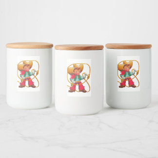 Étiquette Pour Bocaux Cowboy Retro Boy Child Cute Western