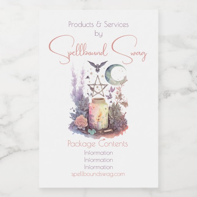 Étiquette Pour Bocaux Créez votre propre autel céleste (Étiquettes simples)