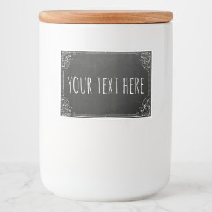 Étiquette Pour Bocaux Créez votre propre Modèle Vintage personnalisé