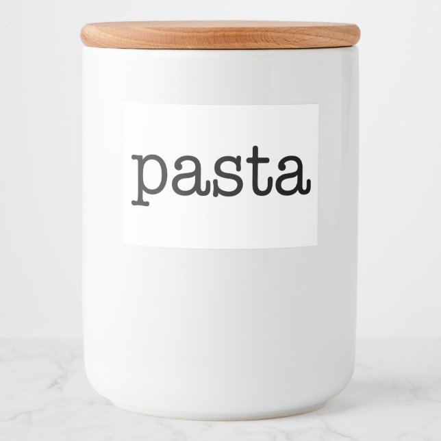 Étiquette Pour Bocaux Cuisine en céramique blanche Canards Accueil Stock (Devant)