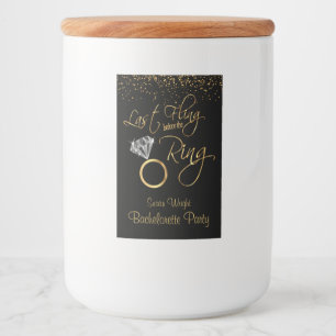 Étiquette Pour Bocaux Dernier Fling avant la ceinture Bachelorette - Or