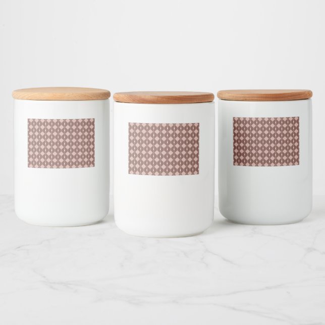 Étiquette Pour Bocaux diamant moka (Bouteilles)