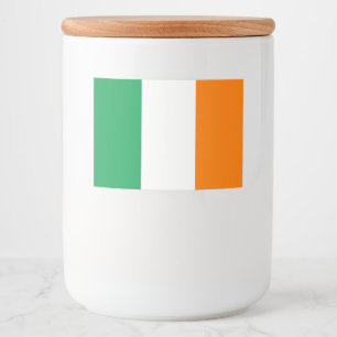 Étiquette Pour Bocaux Drapeau de l'Irlande
