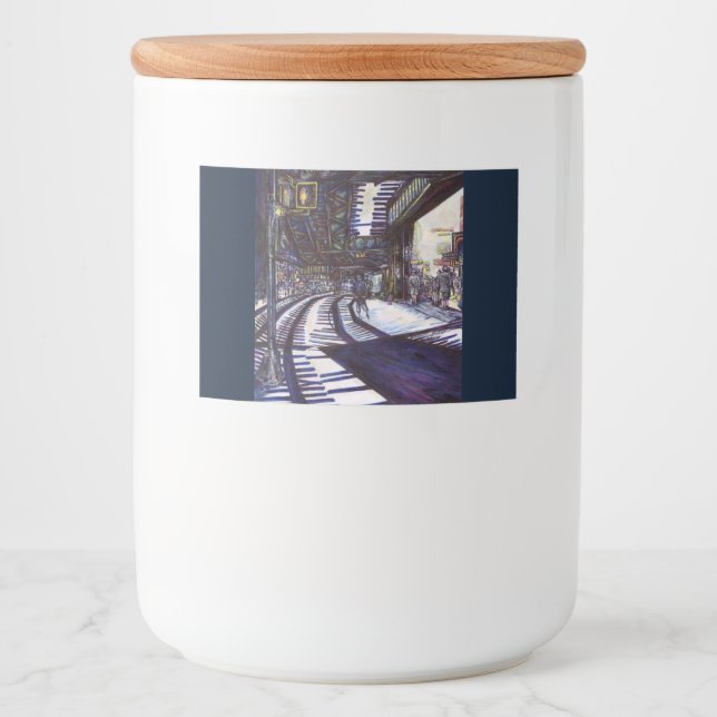 Étiquette Pour Bocaux Dusting the Piano (Devant)