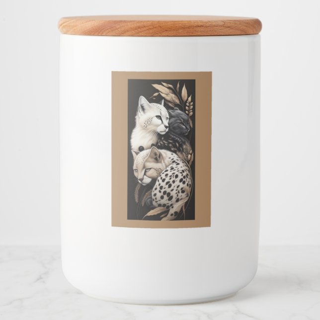 ÉTIQUETTE POUR BOCAUX FELINE FINESSE #1 (Devant)