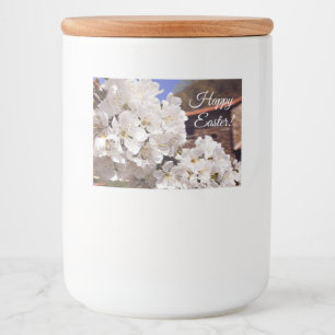 Étiquette Pour Bocaux Fleurs de cerisier. Joyeuses Pâques