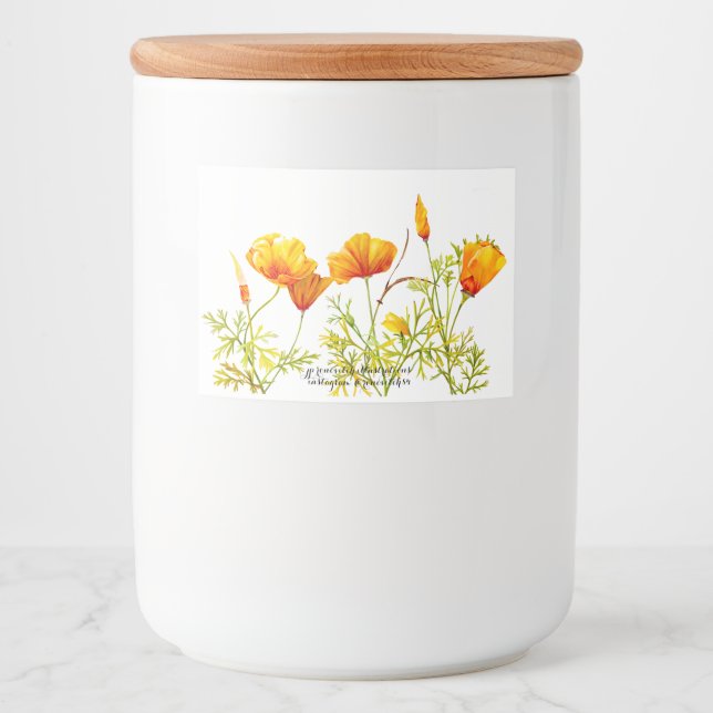 Étiquette Pour Bocaux Food and Beverage Label Set (Devant)