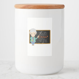 Étiquette Pour Bocaux Formule EMC2 du professeur de sciences