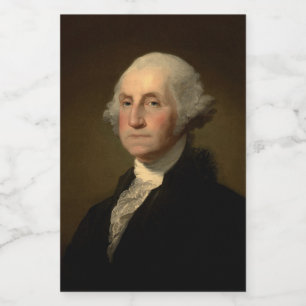 Étiquette Pour Bocaux George Washington 1er président américain par Stua