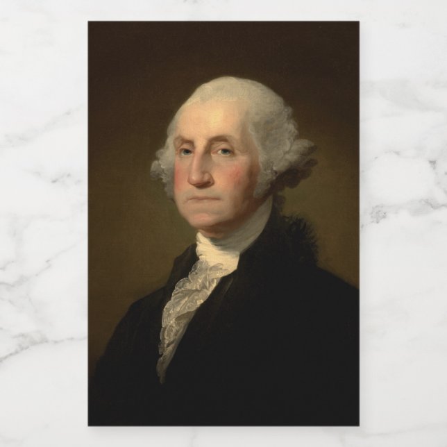 Étiquette Pour Bocaux George Washington 1er président américain par Stua (Étiquettes simples)