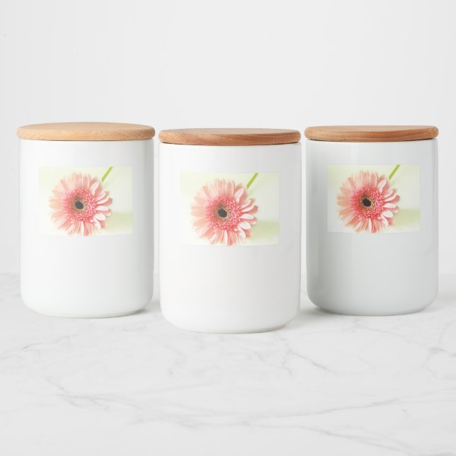 Étiquette Pour Bocaux Gerbera marguerite (Bouteilles)