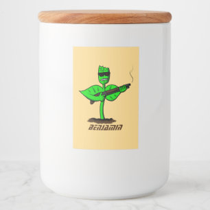 Étiquette Pour Bocaux Germinator cyborg plante dessin humoristique