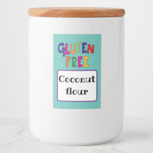 Étiquette Pour Bocaux gluten sans gluten conscience céliaque nourriture 