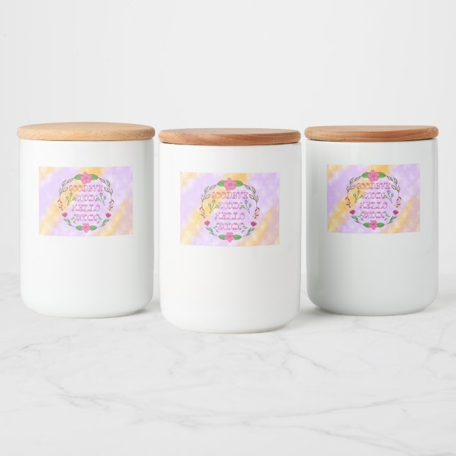 ÉTIQUETTE POUR BOCAUX GOODBYE 20XX HELLO 20XX (Bouteilles)