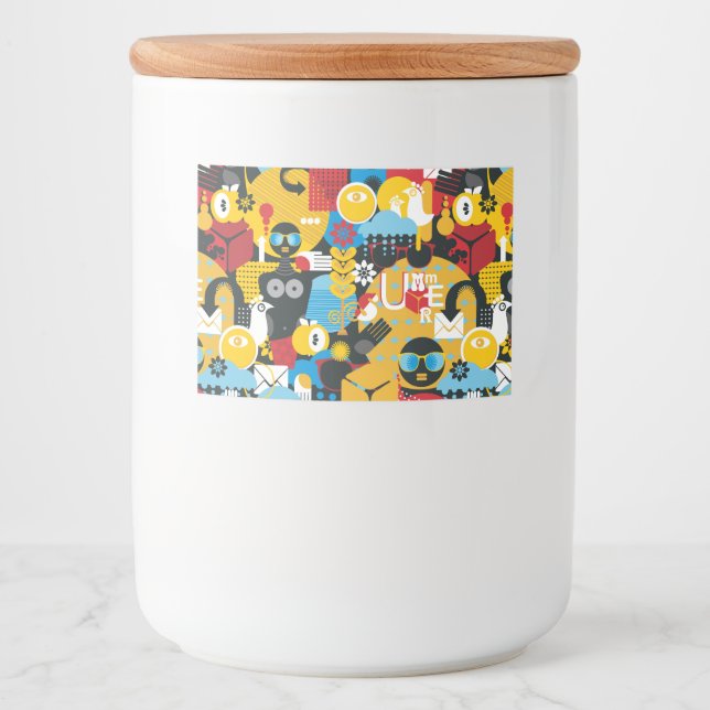 Étiquette Pour Bocaux Heure d'été (Devant)