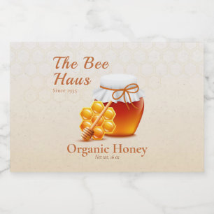 Étiquette Pour Bocaux Honey Jar