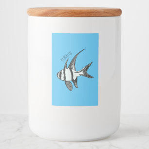 Étiquette Pour Bocaux Illustration de cardinalfish Banggai