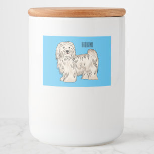 Étiquette Pour Bocaux Illustration de dessin de chien de Havan