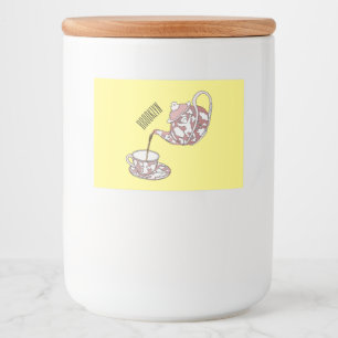 Étiquette Pour Bocaux Illustration de la série Teacup