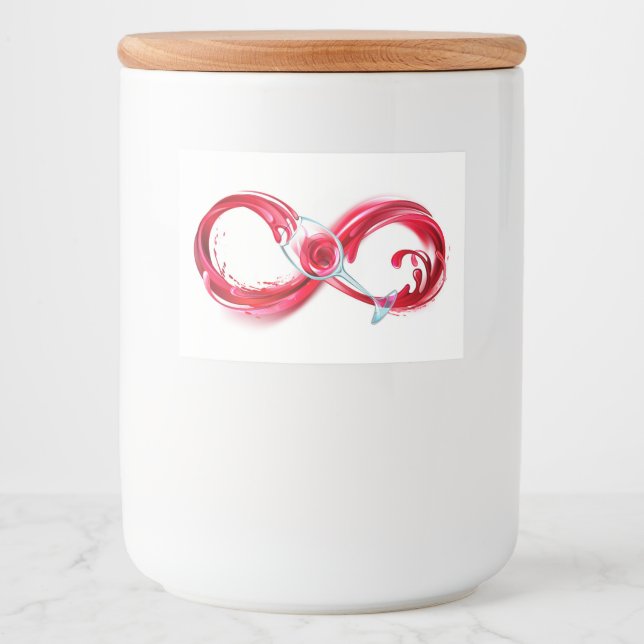 Étiquette Pour Bocaux Infinity (Devant)