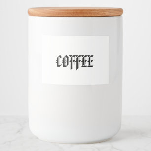 ÉTIQUETTE POUR BOCAUX JAR À CAFÉ