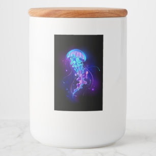 Étiquette Pour Bocaux Jellyfish éclatante couleur
