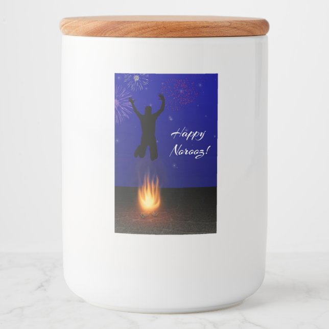 Étiquette Pour Bocaux Joyeux Norooz Chahar-Shanbeh-Suri (Devant)