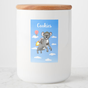 Étiquette Pour Bocaux Koala Bear Fusée