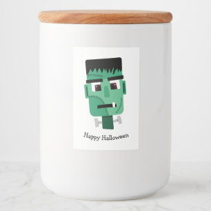Étiquette Pour Bocaux La tête du monstre Frankenstein