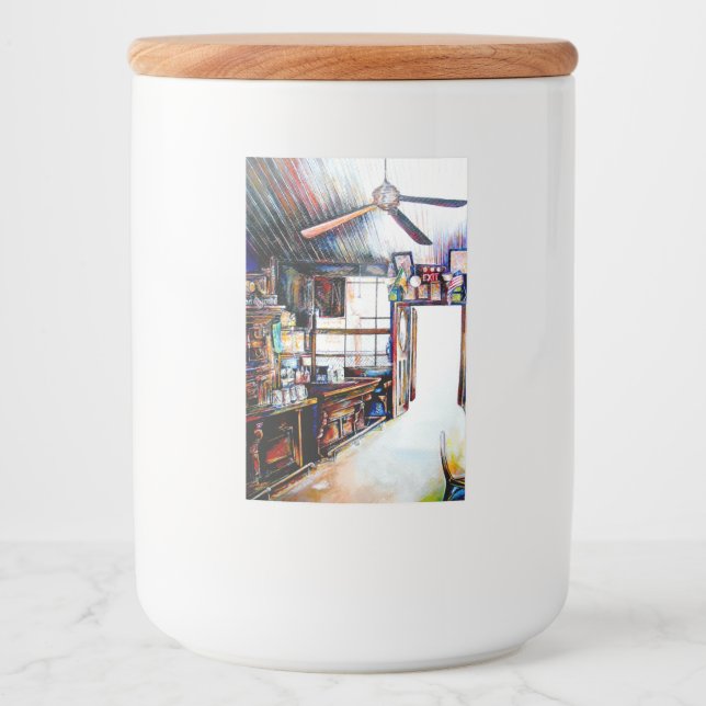 Étiquette Pour Bocaux L'amour n'est pas un mur, c'est un pont (Devant)