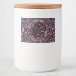 Étiquette Pour Bocaux Mandala de rose 
