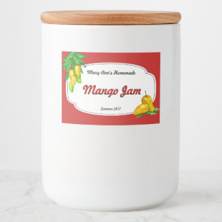 Étiquette Pour Bocaux Mango Jam Canning