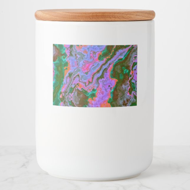 Étiquette Pour Bocaux Marbre aigre (Devant)