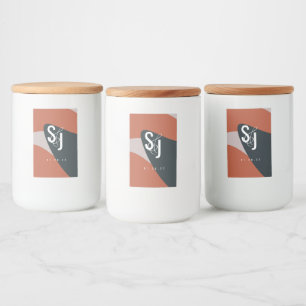 Étiquette Pour Bocaux Mariage Bio Terracotta Bleu Rosé