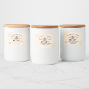 Étiquette Pour Bocaux Miel d'abeille pure locale