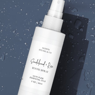 Étiquette Pour Bocaux Minimaliste simple Spray bouteille produit étanche