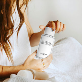 Étiquette Pour Bocaux Minimalistic Shampoo Label Set