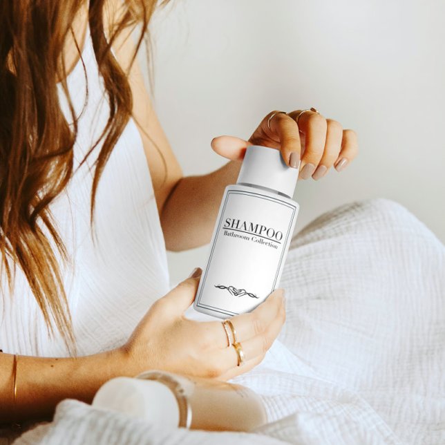 Étiquette Pour Bocaux Minimalistic Shampoo Label Set (Créateur téléchargé)