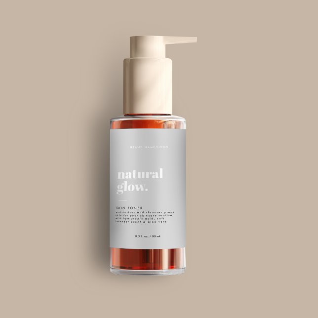 Étiquette Pour Bocaux Modern Cosmetic Bottle Label (Créateur téléchargé)