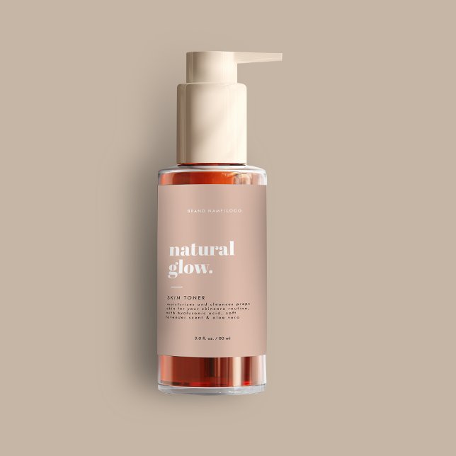 Étiquette Pour Bocaux Modern Cosmetic Bottle Label (Créateur téléchargé)