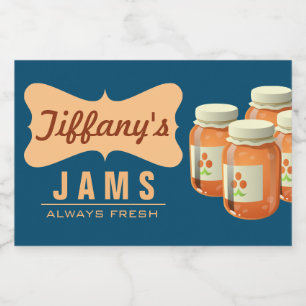 Étiquette Pour Bocaux Organique Naturel Orange Marmalade Confitures