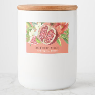 Étiquette Pour Bocaux Pas de fruits à l'intérieur seulement Traitements