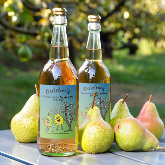 Étiquette Pour Bocaux Pear Pals Drôle Cartoon Compote Pie et plus