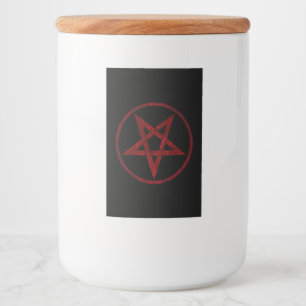 Étiquette Pour Bocaux Pentagram Red Devil
