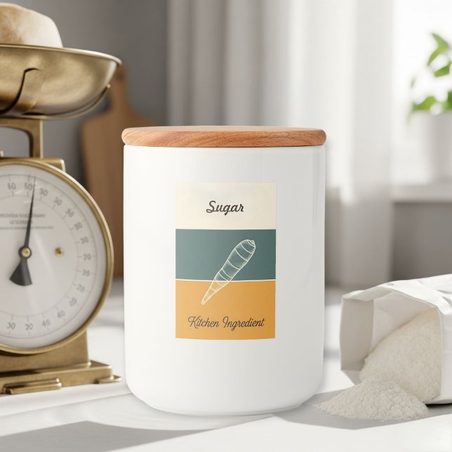 Étiquette Pour Bocaux Personalized Cookie & Cereal Labels Freshness (Créateur téléchargé)